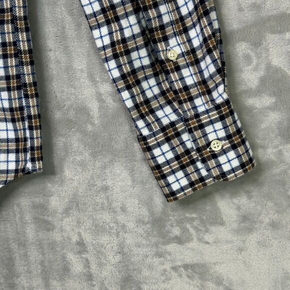 Epaulet Los Angeles Shirt Mens Medium Black White Plaid Cotton Flannel Outdoor - Picture 11 of 15